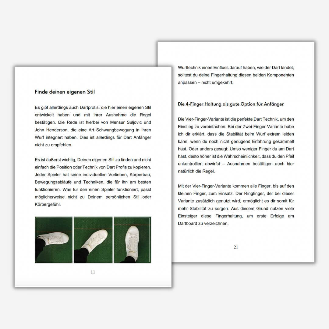 Darts Buch: Dart Training Teil 1 - Dart Wurftechnik [E-Book] - Image 3