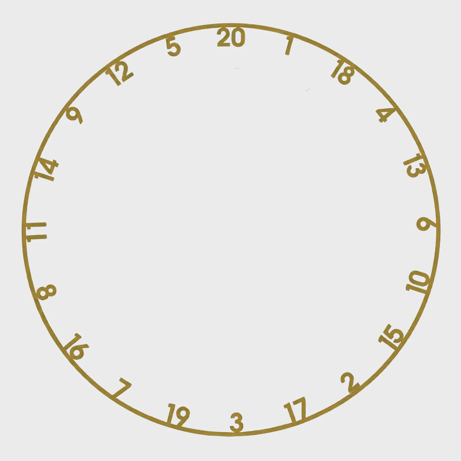 Dartscheiben Zahlenring - Metall Nummernring für Dartboard - Image 3