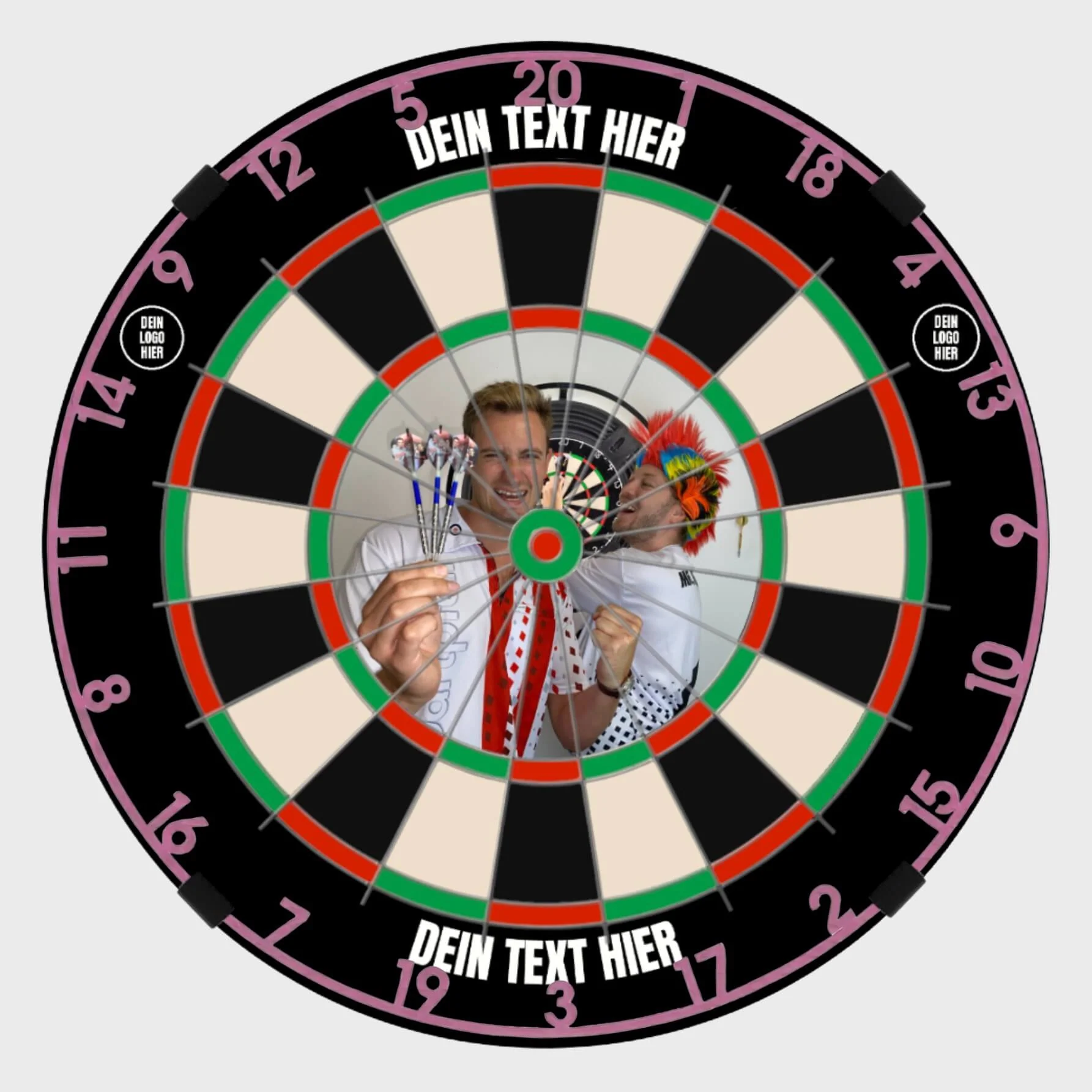 Personalisierte Dartscheibe zum selbst gestalten mit Bild & Text - Image 12